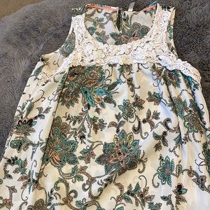 Paisley print tank top